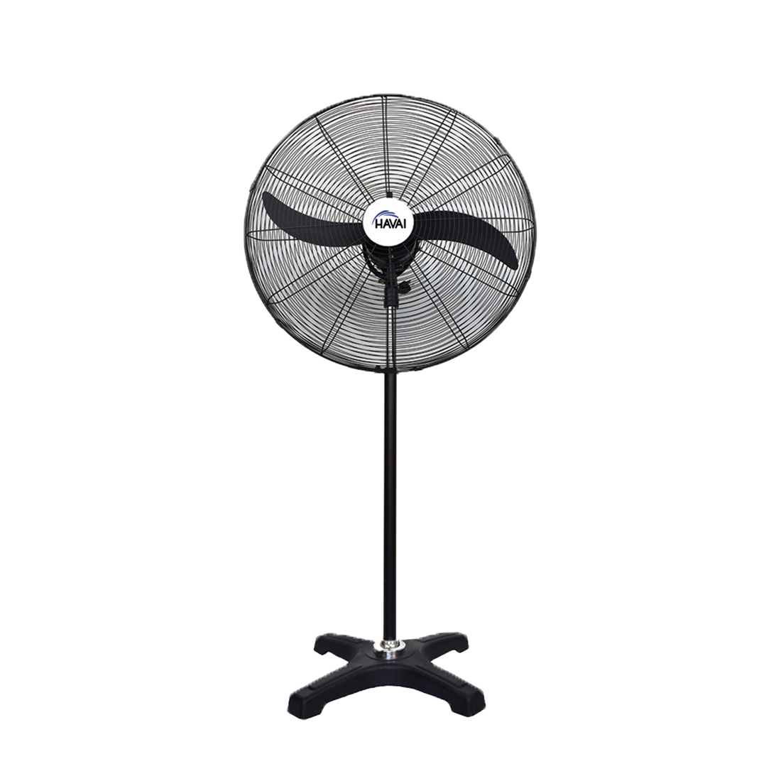 Havai BLDC Pedestal Fan 30 Inch, 50% Savings On Electricity, High Velocity, Heavy Duty Metal For Industrial, Commercial And Residential Use, Assembly Included , Black