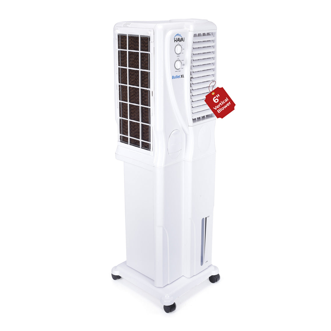 HAVAI Bullet XL Tower Air Cooler - 34 Liter, White