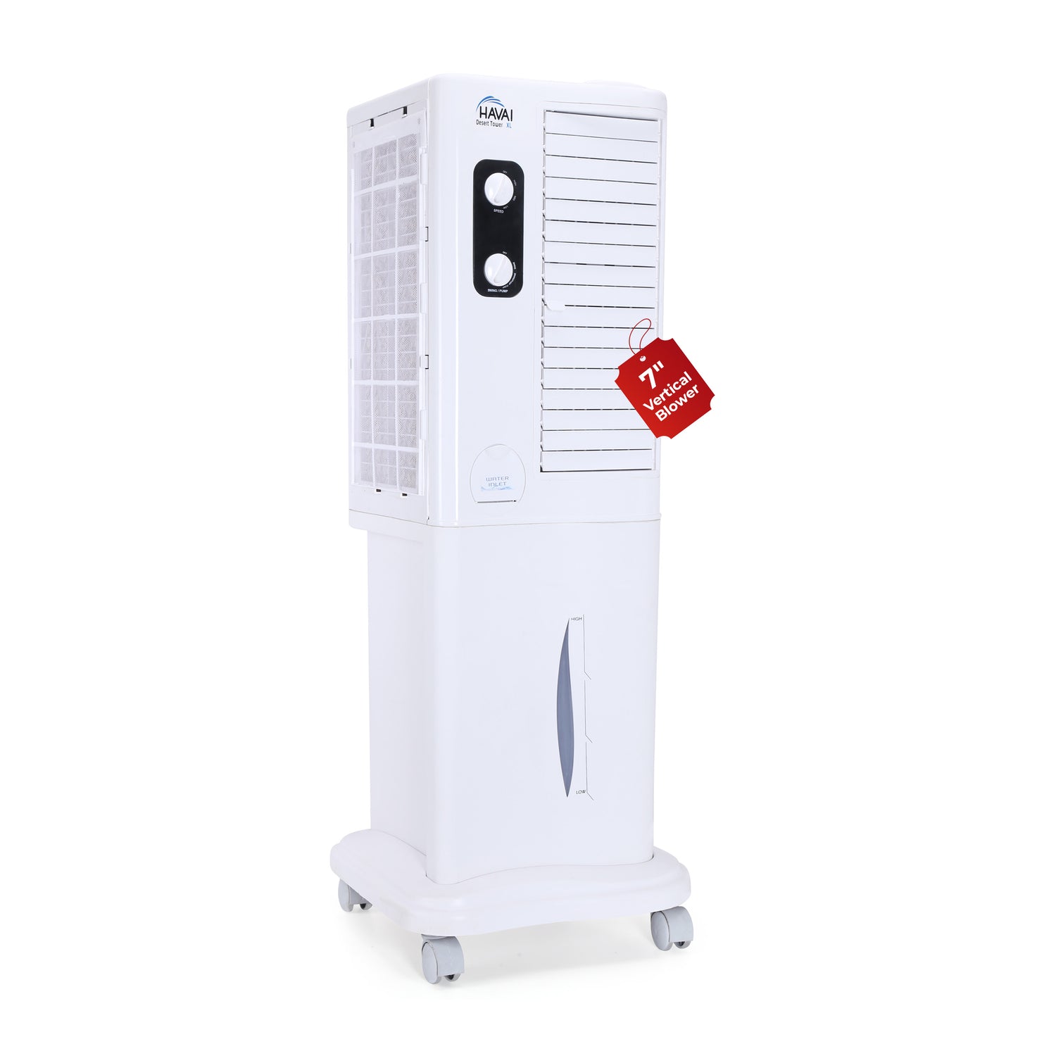 HAVAI Desert Tower XL Cooler with Powerful Vertical ABS Blower - 42 L, White