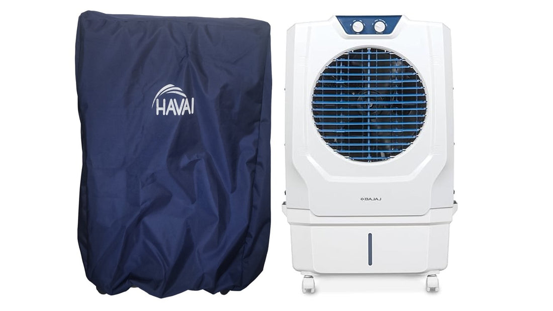 HAVAI Premium Cover for  BAJAJ  Shield Series Arteon 55 Litre Desert  Cooler 100% Waterproof Cover Size(LXBXH) cm: ‎71 x 38.5 x 96