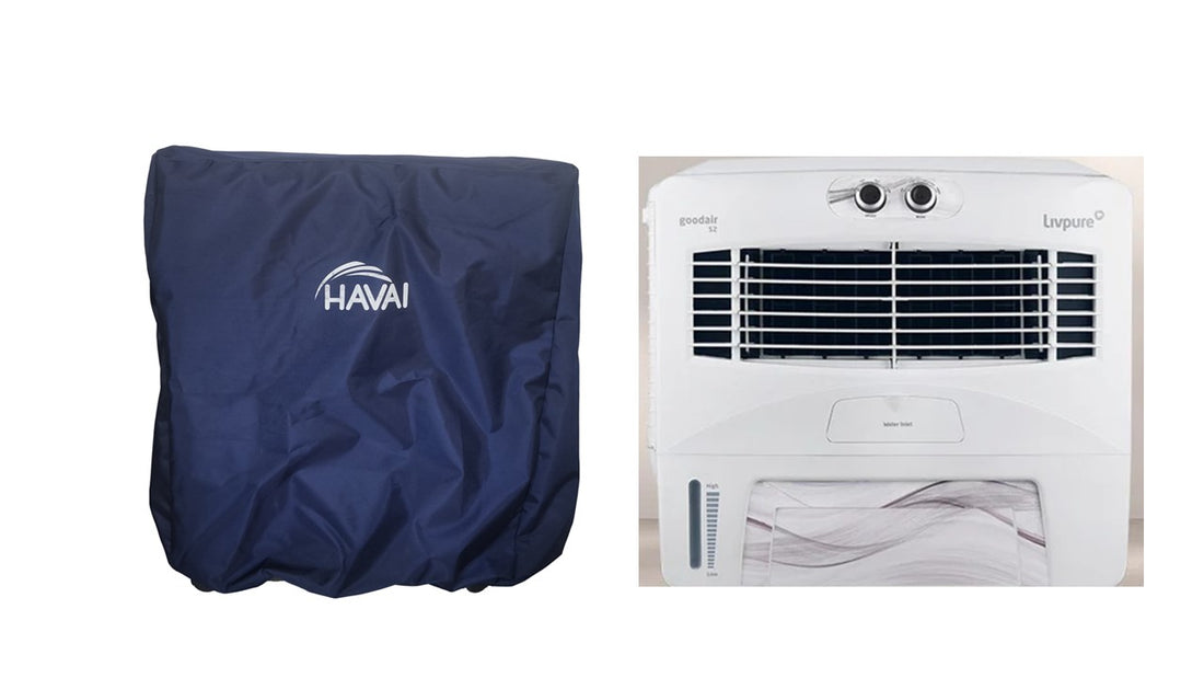 HAVAI Premium Cover for LIVPURE GOODAIR 52L Window Cooler 100% Waterproof Cover Size(LXBXH) cm: 54 x 67 x 56