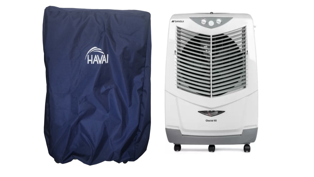 HAVAI Premium Cover for  Sansui Glacial 60 Litre Desert Cooler 100% Waterproof Cover Size(LXBXH) cm: 64 x 59 x 103