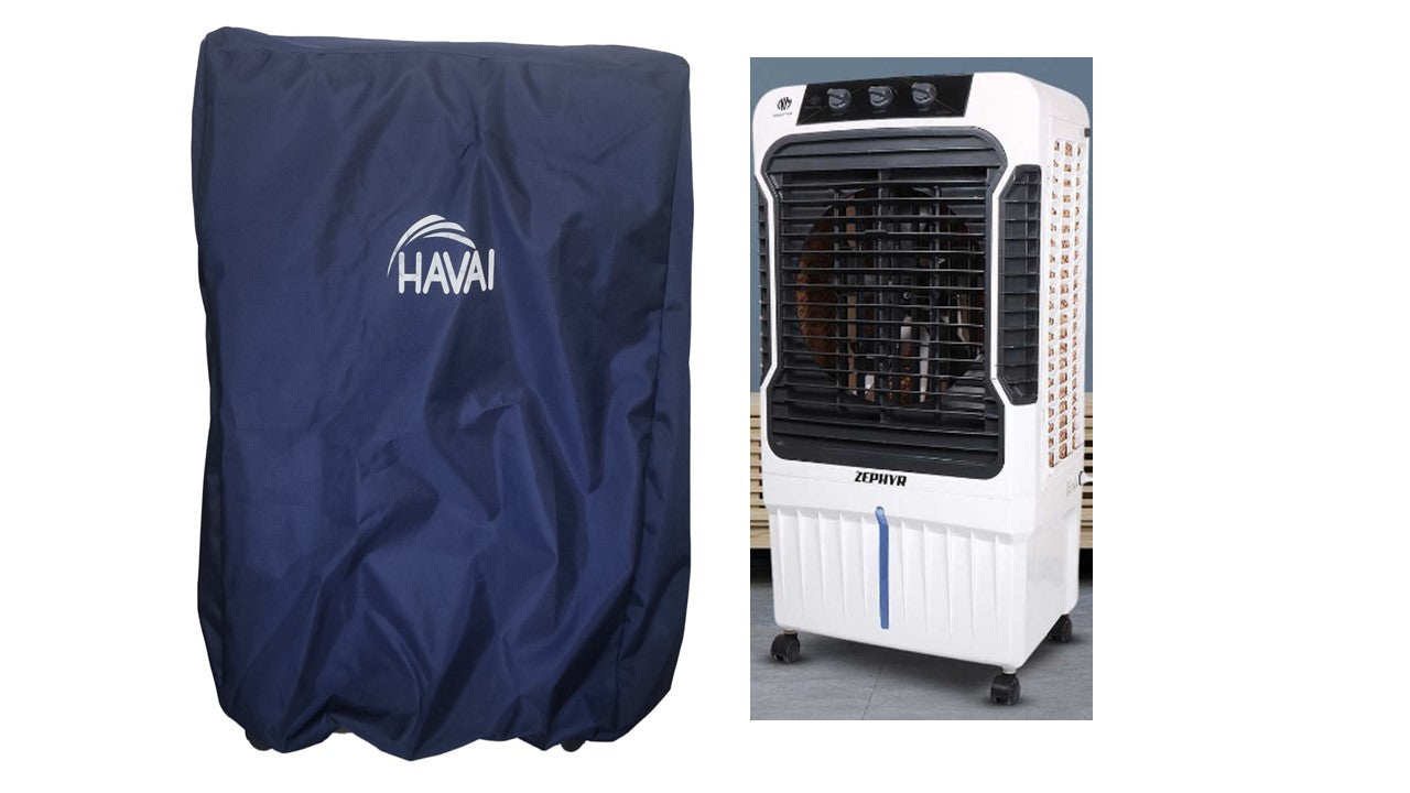 HAVAI Premium Cover for NOVAMAX  Zephyr 90 L Desert Cooler 100% Waterproof Cover Size(LXBXH) cm: 51.1 x 65.8 x 115.4