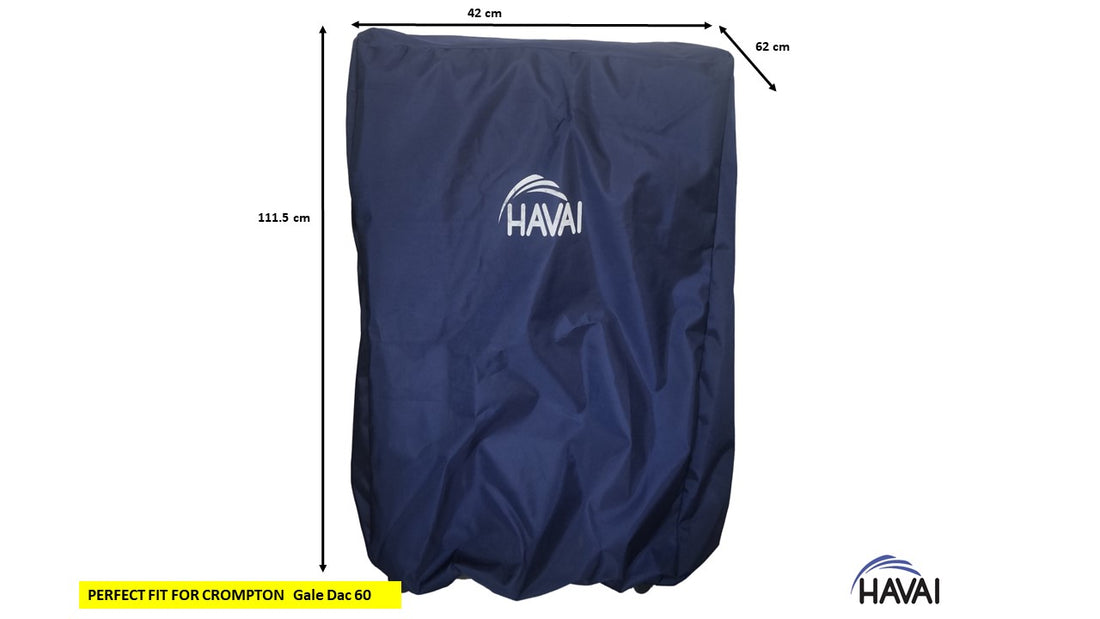 HAVAI Premium Cooler Cover for Crompton  Gale Dac 60 Litre Desert  Cooler Water Resistant.Cover Size(LXBXH) cm: ‎42 x 62 x 111.5