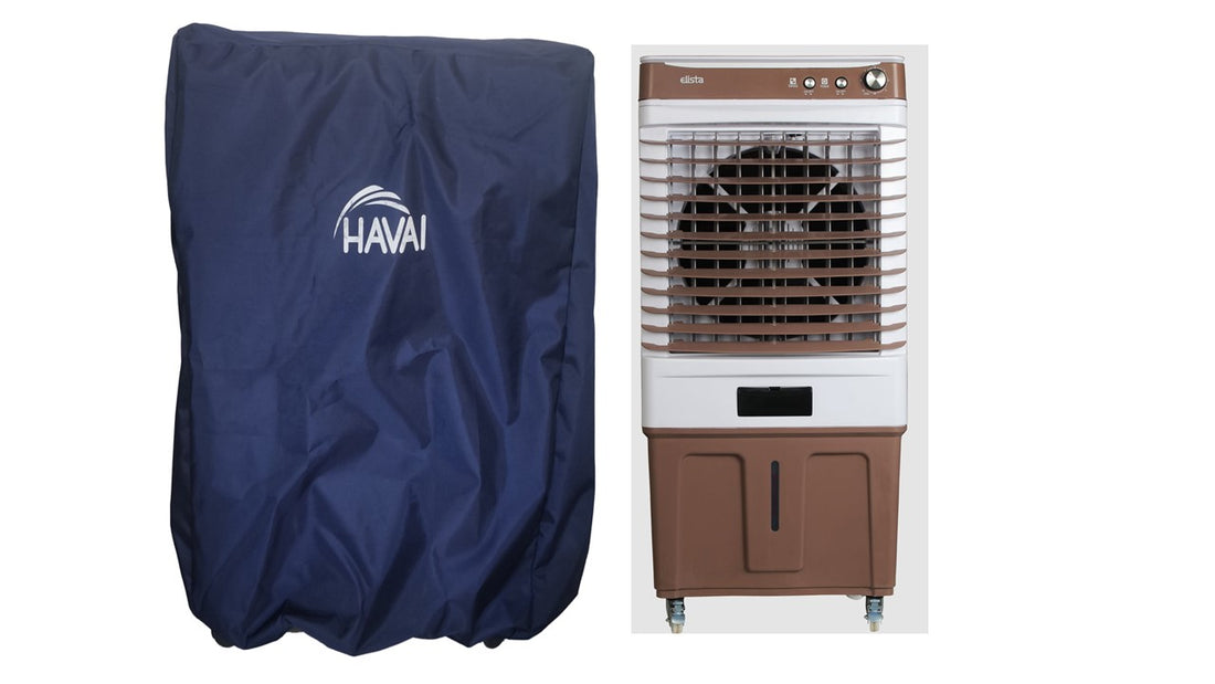 HAVAI Premium Cover for ELISTA Super Cool DC Desert Cooler 100% Waterproof Cover Size(LXBXH) cm: 64.5 x 45 x 126