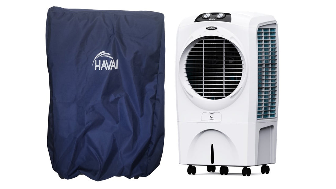 HAVAI Premium Cooler Cover for Symphony Siesta 70  Litre Desert Cooler Water Resistant.Cover Size(LXBXH) cm: 50.5 x 61.8 x 111.5