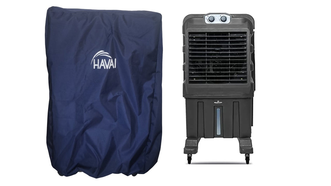 HAVAI Premium Cover for MOONAIR Cyclone 85 L  Desert Cooler 100% Waterproof Cover Size(LXBXH) cm: 46 x 63 x 105