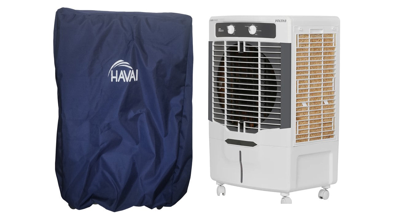 HAVAI Premium Cover for Voltas  Mega 70WW Litre Desert Cooler 100% Waterproof Cover Size(LXBXH) cm: 65 x 51 X 96