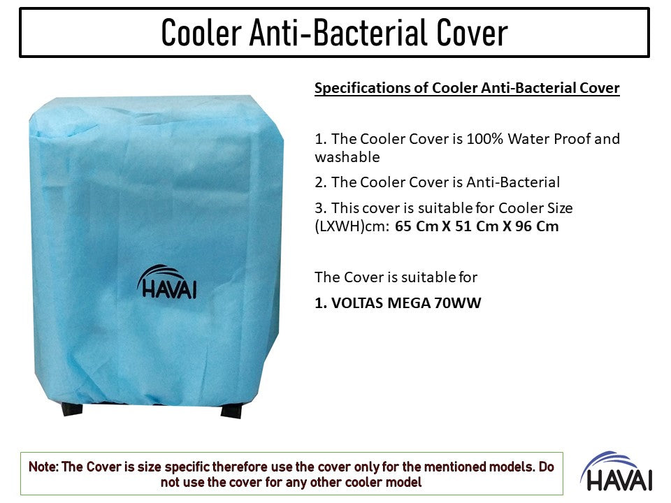 HAVAI Anti Bacterial Cover for Voltas Mega 70WW Litre Desert Cooler Water Resistant.Cover Size(LXBXH) cm: 65 x 51 X 96