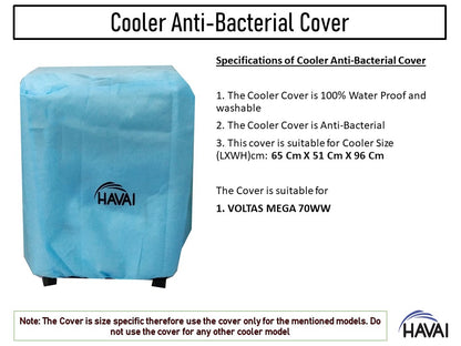 HAVAI Anti Bacterial Cover for Voltas Mega 70WW Litre Desert Cooler Water Resistant.Cover Size(LXBXH) cm: 65 x 51 X 96