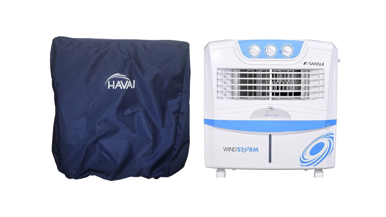 HAVAI Premium Cover for  Sansui Wind Storm 60 Litre Desert Cooler 100% Waterproof Cover Size(LXBXH) cm: 51.6 x 70.1 x 65.2