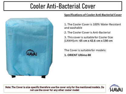 HAVAI Anti Bacterial Cover for Orient  Ultimo 88  Litre Desert Cooler Water Resistant.Cover Size(LXBXH) cm: 65 x 42.6 x 130