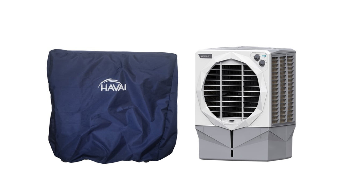 HAVAI Premium Cooler Cover for Symphony Jumbo 45 Litre Window Cooler Water Resistant.Cover Size(LXBXH) cm: 44.6 x 53.9 x 72.1