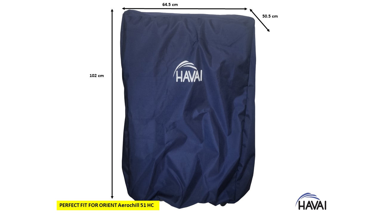 HAVAI Premium Cooler Cover for Orient  Aerochill 51 HC Litre Desert Cooler Water Resistant.Cover Size(LXBXH) cm: 64.5x 50.5 X 102