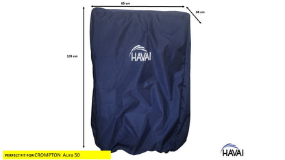 HAVAI Premium Cooler Cover for Crompton  Aura 50 Litre Desert  Cooler Water Resistant.Cover Size(LXBXH) cm: ‎65 x 38  x 109