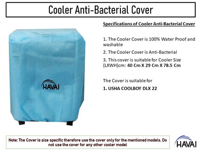 HAVAI Anti Bacterial Cover for USHA COOLBOY DLX 22  Desert Cooler Water Resistant.Cover Size(LXBXH) cm:  40  x 29  x 78.5