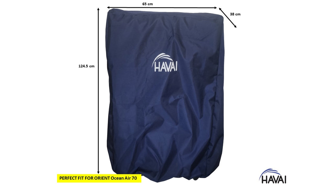 HAVAI Premium Cooler Cover for Orient  Ocean Air 70 Litre Desert Cooler Water Resistant.Cover Size(LXBXH) cm: 65 X 38 X 124.5