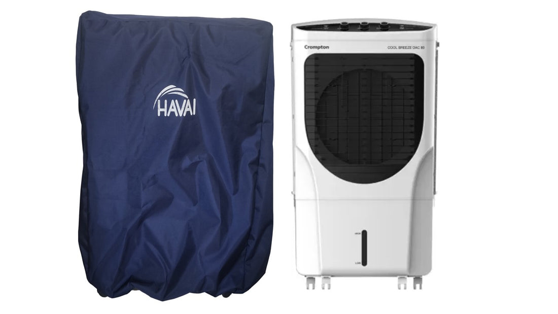 HAVAI Premium Cooler Cover for Crompton Cool Breeze Dac 80 Litre Desert Cooler Water Resistant.Cover Size(LXBXH) cm: ‎50 x 68.5 x 123.5