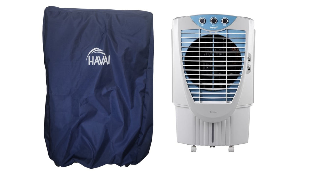 HAVAI Premium Cover for LIVPURE CHILLMIST 80 L Desert Cooler 100% Waterproof Cover Size(LXBXH) cm: 48.5 x 70 x 118