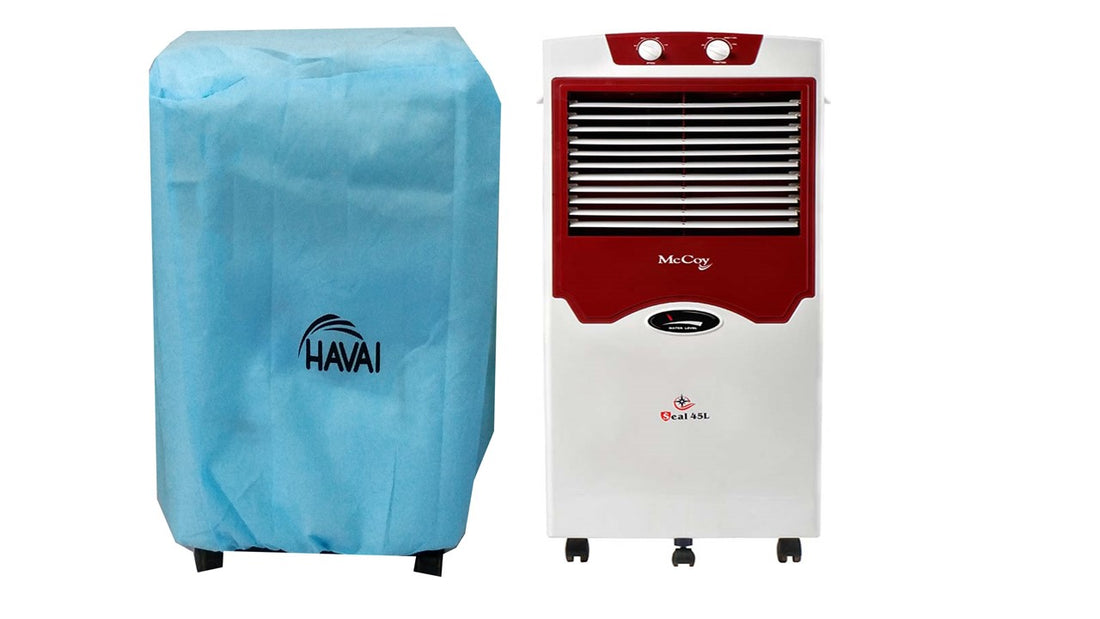HAVAI Anti Bacterial Cover for McCoy Seal 45 Litre Desert Cooler Water Resistant.Cover Size(LXBXH) cm:46.5 x 50.5 x 101