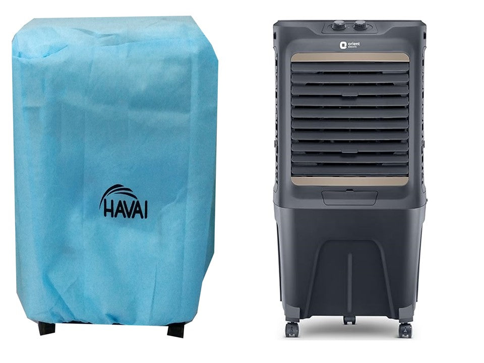 HAVAI Anti Bacterial Cover for Orient Tornado 65 Litre Desert Cooler Water Resistant.Cover Size(LXBXH) cm: 63 X 41 X 122