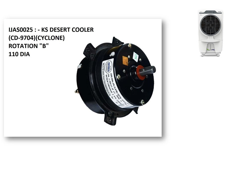 Main/Electric Motor - For Voltas Jetmax 70 Litre Desert Cooler