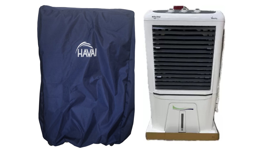 HAVAI Premium Cover for Voltas VELOCITY 110 Litre Desert Cooler 100% Waterproof Cover Size(LXBXH) cm:  52 x 74  x 126