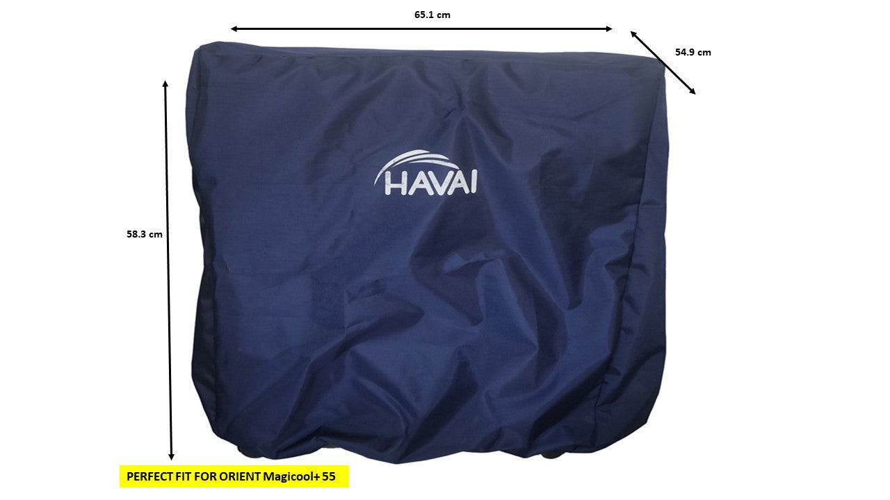 HAVAI Premium Cooler Cover for Orient  Magicool+ 55 Litre Window Cooler Water Resistant.Cover Size(LXBXH) cm: 65.1 X 54.9 X 58.3