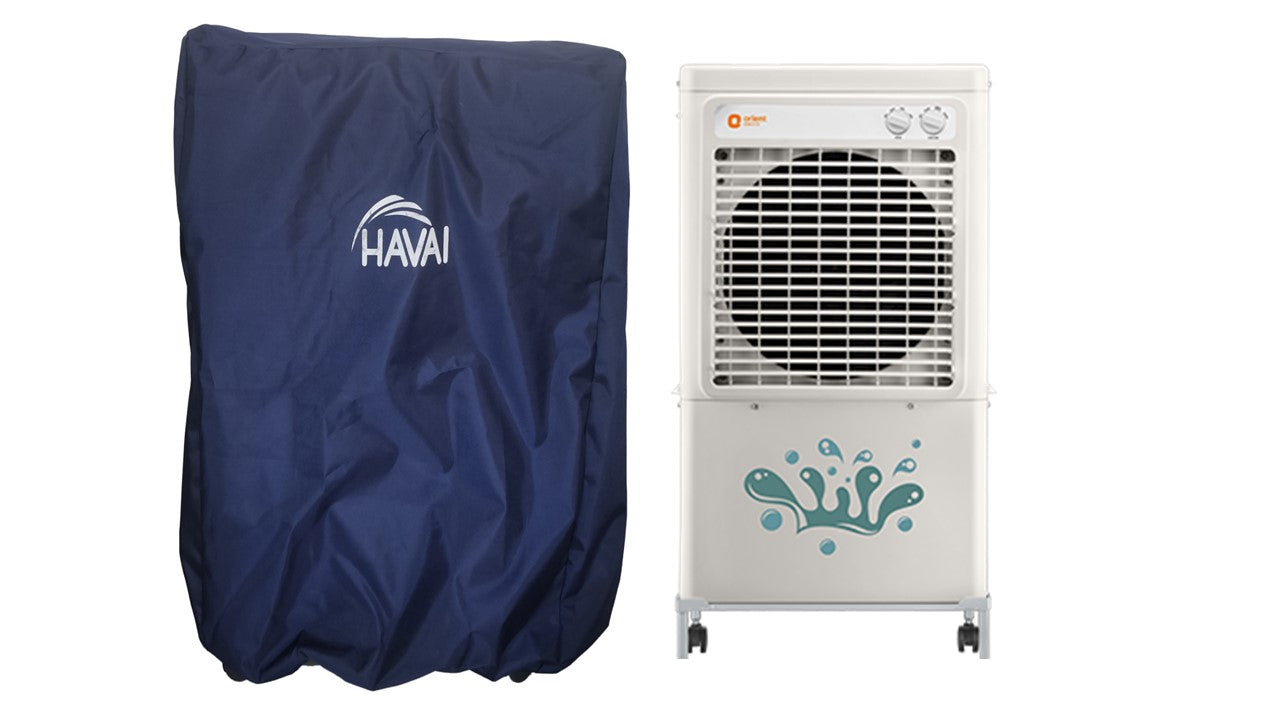 HAVAI Premium Cooler Cover for Orient  Toofan Slim 105 Litre Desert Cooler Water Resistant.Cover Size(LXBXH) cm: 67.9 X 49 X 117.7