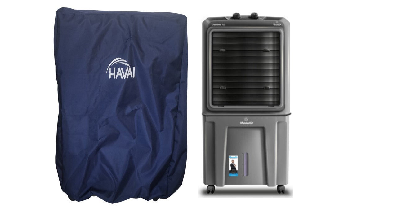 HAVAI Premium Cover for MOONAIR Diamond 100 L  Desert Cooler 100% Waterproof Cover Size(LXBXH) cm: 50.5 x 67.3 x 111.8