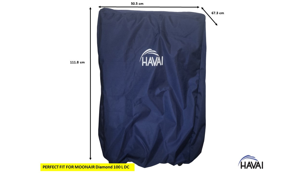 HAVAI Premium Cover for MOONAIR Diamond 100 L  Desert Cooler 100% Waterproof Cover Size(LXBXH) cm: 50.5 x 67.3 x 111.8