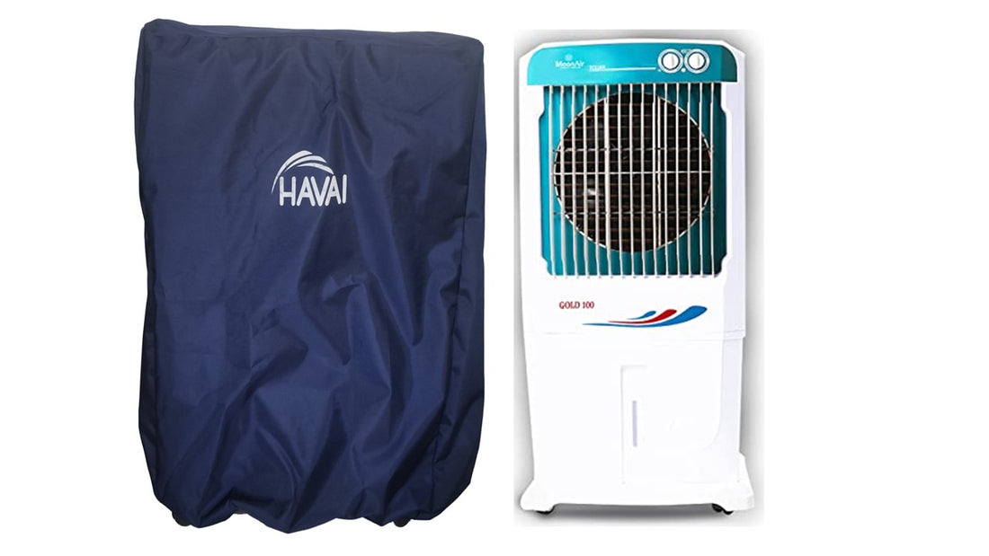 HAVAI Premium Cover for MOONAIR GOLD 100 L Desert Cooler 100% Waterproof Cover Size(LXBXH) cm: 44 x 60 x 114