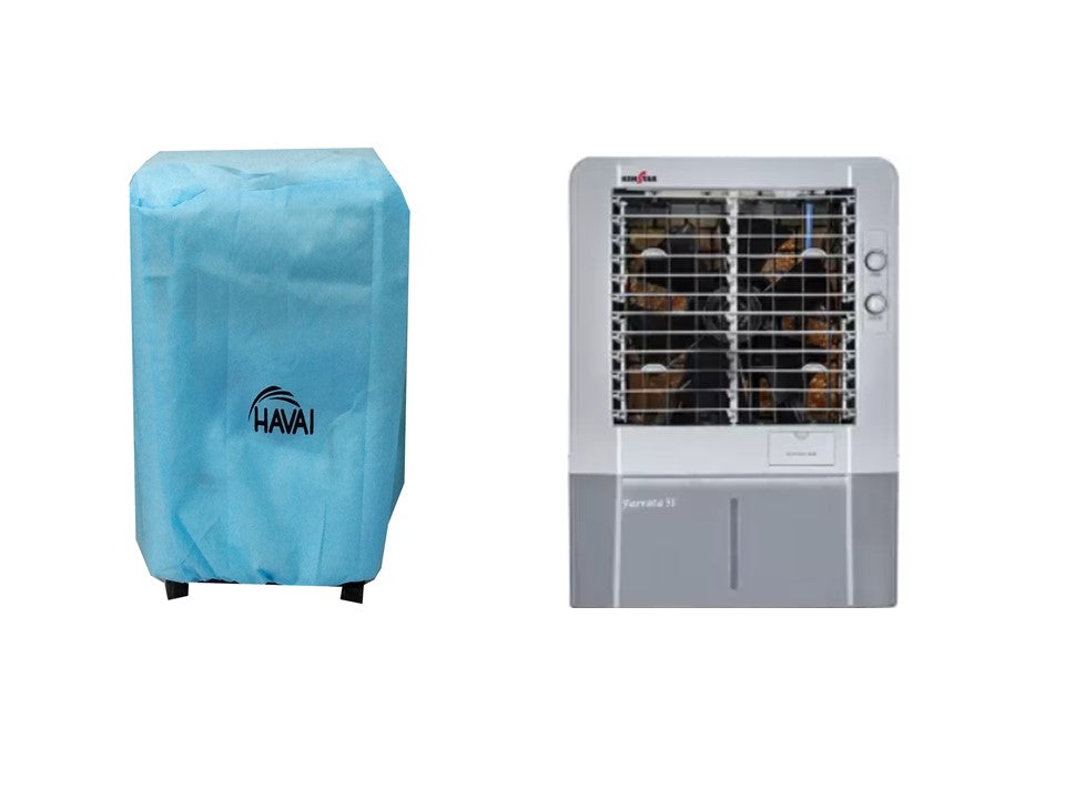 HAVAI Anti Bacterial Cover for Kenstar FARRATA 51 Litre Desert Cooler Water Resistant.Cover Size(LXBXH) cm:‎45 x 54 x 75