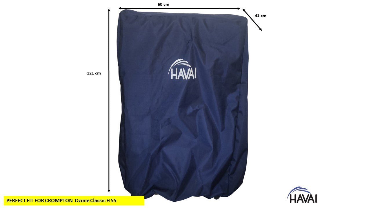 HAVAI Premium Cooler Cover for Crompton  Ozone Classic H 55 Litre Desert Cooler Water Resistant.Cover Size(LXBXH) cm: ‎60 x 41 x 121