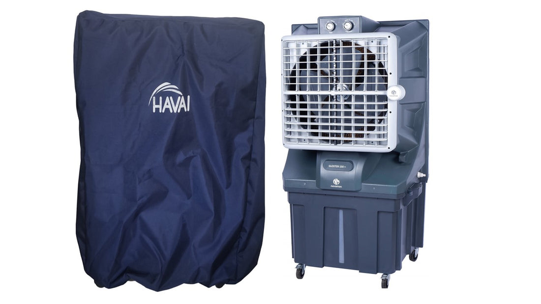 HAVAI Premium Cover for NOVAMAX GLOSTER 150+ Desert Cooler 100% Waterproof Cover Size(LXBXH) cm: 87 x 67x 135