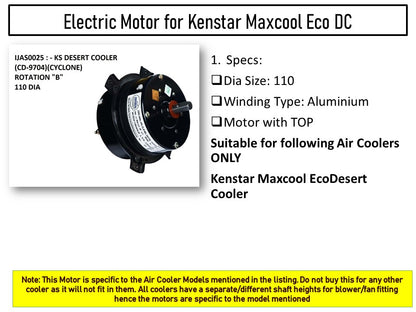 Main/Electric Motor - For Kenstar Maxcool Eco Desert Cooler