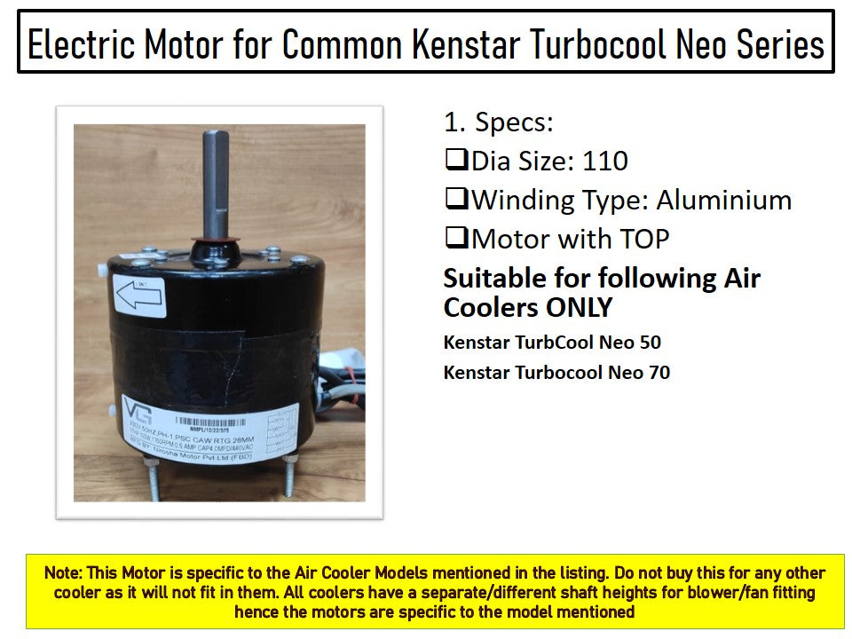 Main/Electric Motor - For Kenstar Turbocool Neo 50/70 Litre Desert Cooler