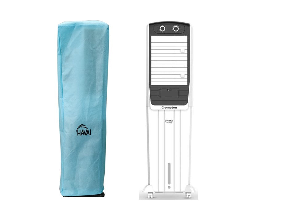 HAVAI Anti Bacterial Cover for Crompton OPTIMUS NEO 52 Litre Tower Cooler Water Resistant.Cover Size(LXBXH) cm: 34 x 37 x 98