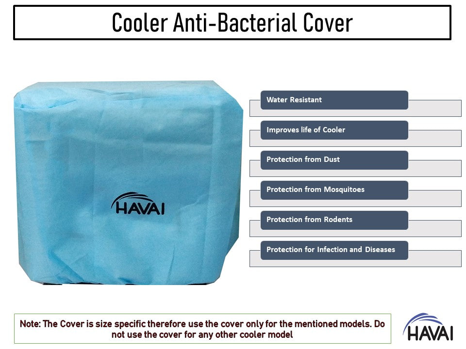 HAVAI Anti Bacterial Cover for Voltas Delight 36 Litre Personal  Cooler Water Resistant.Cover Size(LXBXH) cm: ‎42 x 43.5  x 80