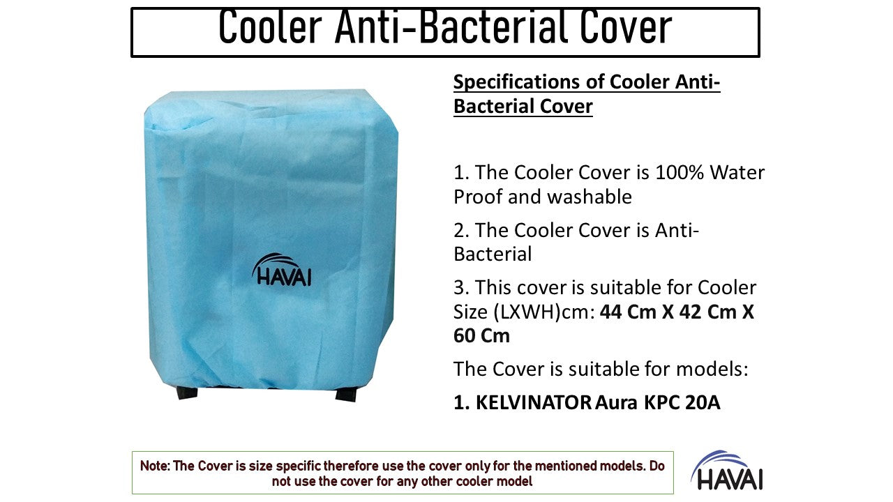 HAVAI Anti Bacterial Cover for Kelvinator  Aura KPC 20A   Desert Cooler Water Resistant.Cover Size(LXBXH) cm: 44 X 42 X 60