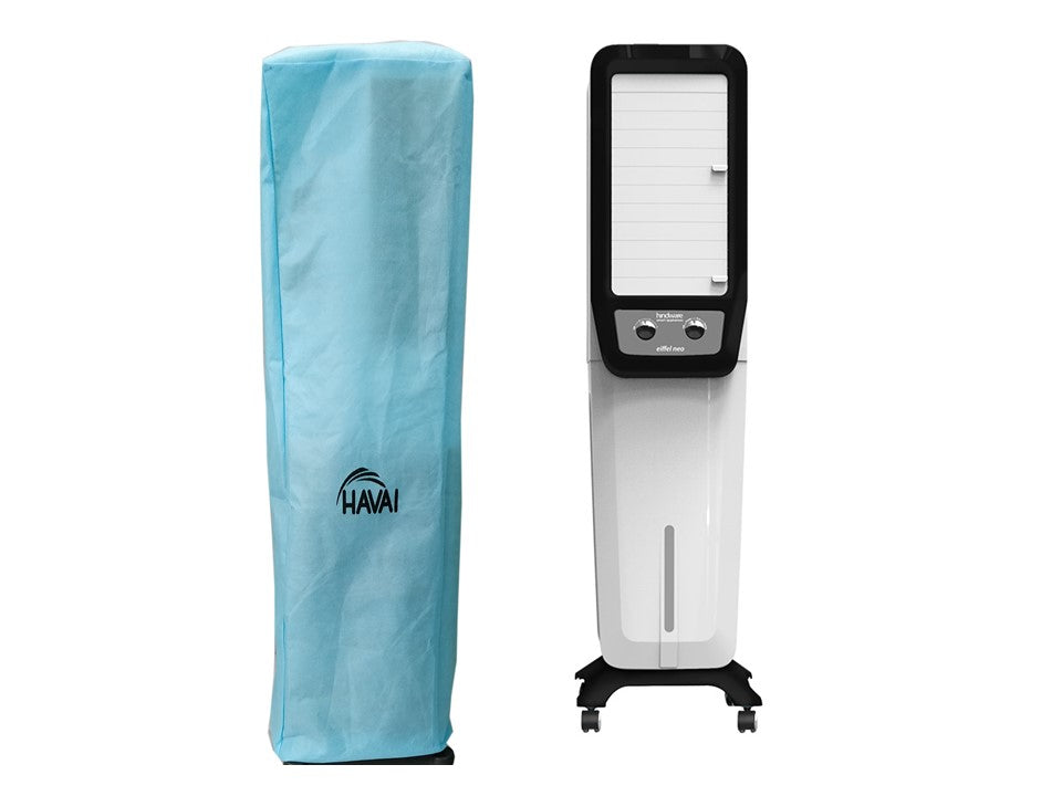 HAVAI Anti Bacterial Cover for Hindware EIFFEL NEO 58 Litre Tower Cooler Water Resistant.Cover Size(LXBXH) cm: 39.5 X 39.5 X 136.5