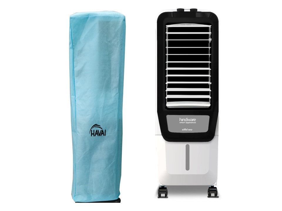 HAVAI Anti Bacterial Cover for Hindware EIFFEL NEO 22 Litre Tower Cooler Water Resistant.Cover Size(LXBXH) cm: 39.5x42.5x99.5