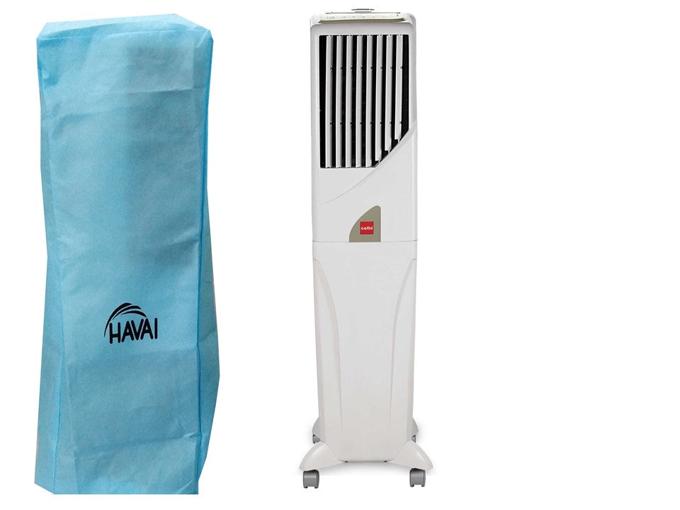 HAVAI Anti Bacterial Cover for Cello Tower 50 Litre Tower Cooler Water Resistant.Cover Size(LXBXH) cm: ‎36 x 34 x 128)