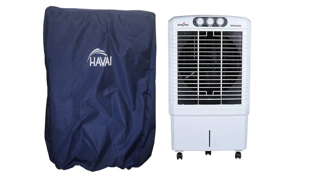 HAVAI Premium Cover for  KENSTAR Cool Grande 80 Litre Desert Cooler 100% Waterproof Cover Size(LXBXH) cm: 63 x 44 x 124