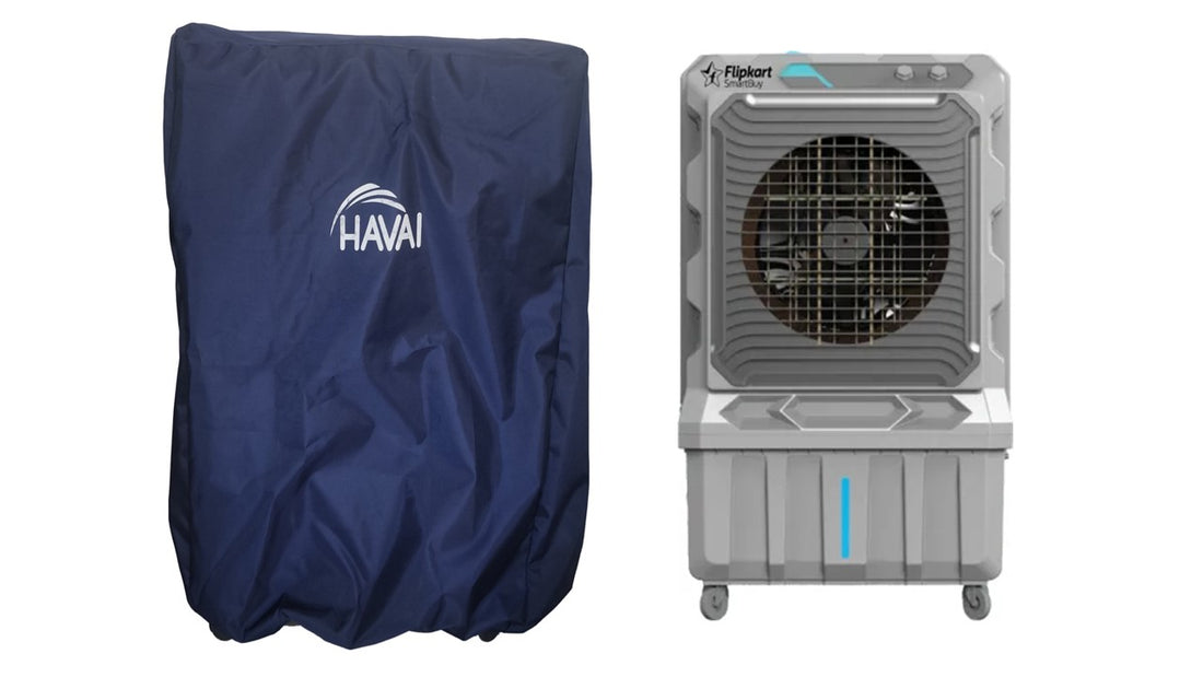 HAVAI Premium Cooler Cover for SMARTBUY Thunder 150Litre Desert Cooler Water Resistant.Cover Size(LXBXH) cm:  86 x 66  x 145