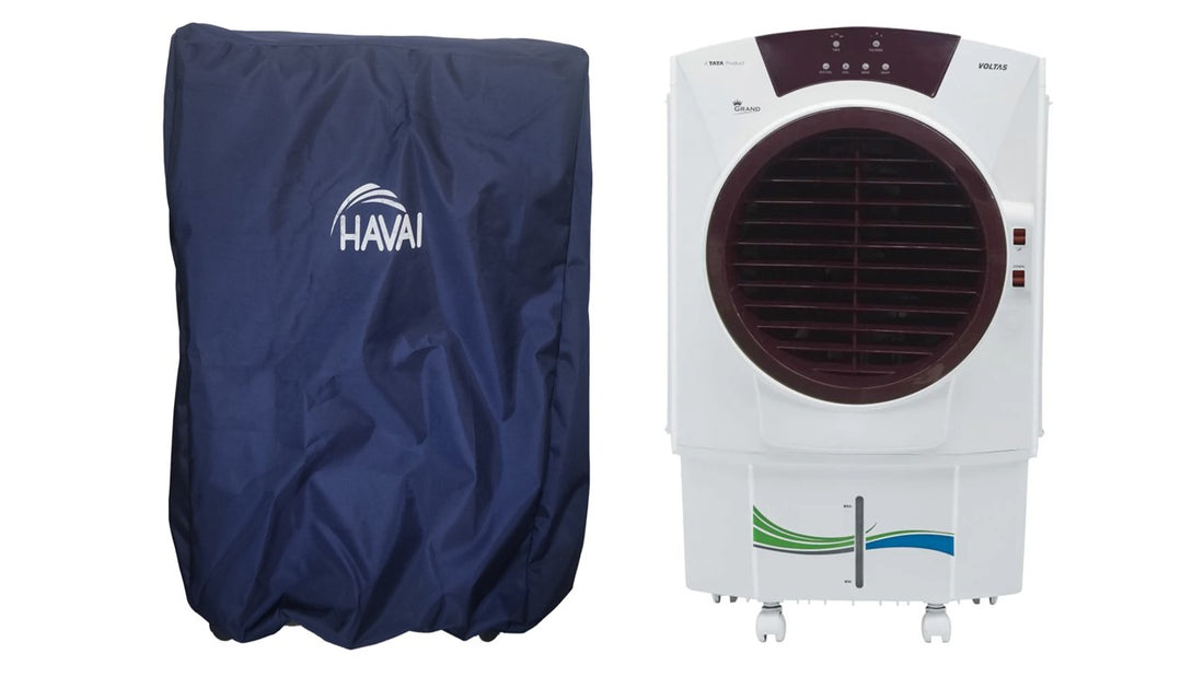 HAVAI Premium Cover for Voltas Grand 72E Litre Desert Cooler 100% Waterproof Cover Size(LXBXH) cm: 46 x 68.5 x 108