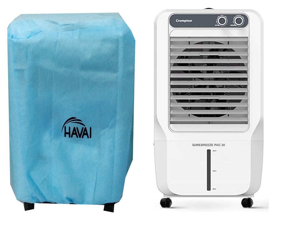 HAVAI Anti Bacterial Cover for Crompton Surebreeze 30 Desert Cooler Water Resistant.Cover Size(LXBXH) cm: ‎39.9 x 49.2 x 80.6