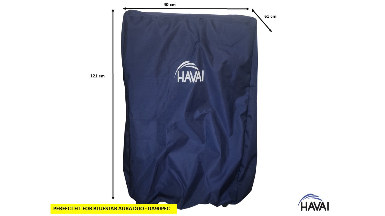 HAVAI Premium Cover for BLUESTAR AURA DUO - DA90PEC 90Litre Desert Cooler 100% Waterproof Cover Size(LXBXH) cm: 40 x 61 x 121