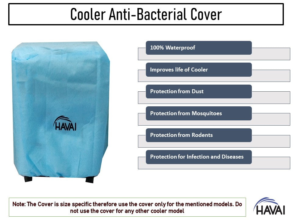 HAVAI Anti Bacterial Cover for Hindware CUBE 12 Litre Personal Cooler Water Resistant.Cover Size(LXBXH) cm: 26.4x26.5x50.2