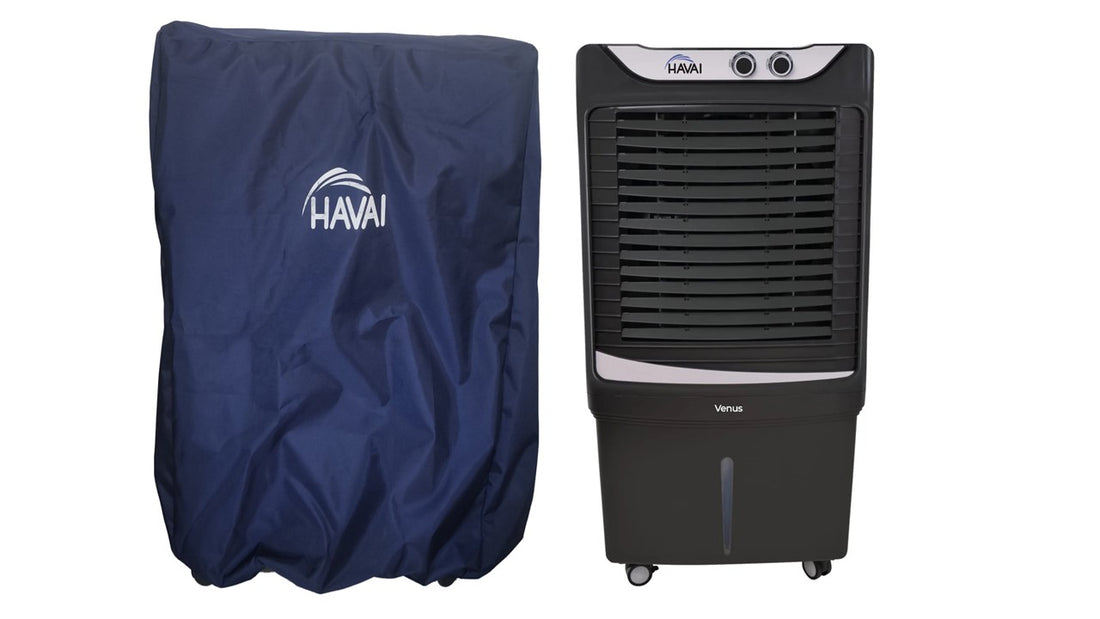 HAVAI Premium Cover for VENUS 100L Desert Cooler 100% Waterproof Cover Size(LXBXH) cm: 63 X 46 X 118